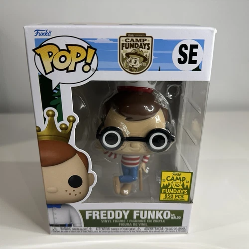 LE 850 Freddy Funko as Waldo Fundays 2023 Exclusive Funko Pop w/ Pop Protector!