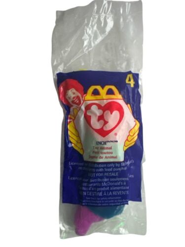McDonald’s Ty Teenie Beanie Babys 1998 #4 Zoll - Neu im Paket Happy Meal Spielzeug - Bild 2 von 3