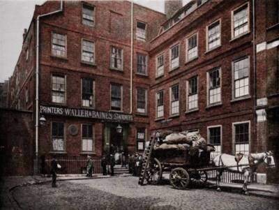 Dr Johnsons House City of London circa 1900 Dr Johnsons House is a- Old Photo