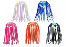 5 Ballyhoo 7/0 Pin Rig Lure Mahi Dorado Marlin Wahoo Ono Dolphin Trolling Leader