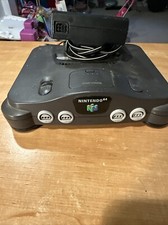 nintendo 64 Console With Cords And Power Pack.