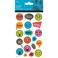 Mix w/ Speech Bubbles Bubble Dimensional Stickers 1 Sheet