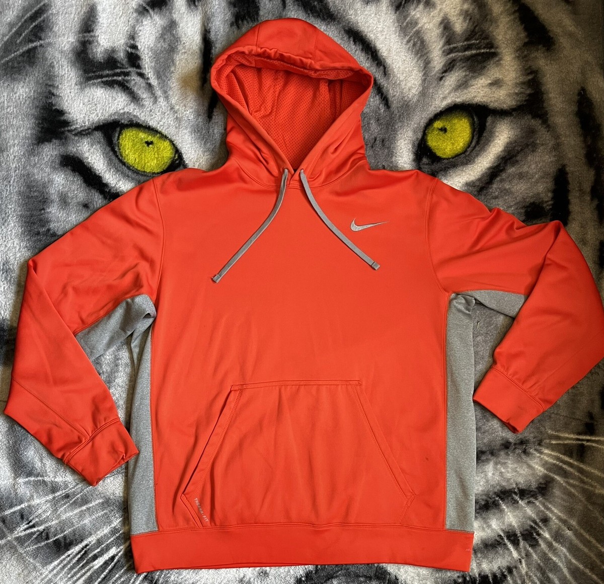 vintage orange nike sweatshirt