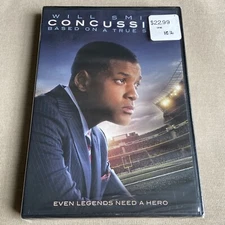 Concussion (DVD, Digital 2015 NEW) Will Smith True Story Drama American Football