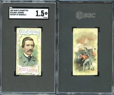 1889 N78 W. Duke Sons Histories of Generals Admiral Semmes ~~ SGC 1.5 Set Break