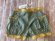 Matilda Jane size 10 Camp MJC Green Thumb bubble shorts NWT B17