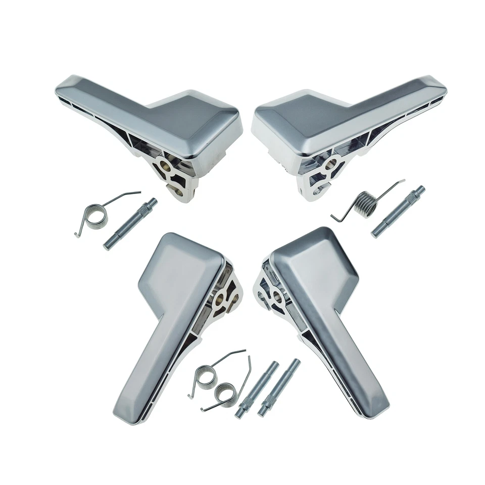 4 Pcs Front Rear LH RH Inside Door Handles For 2007-2015 Ford Edge Lincoln MKX - Image 4 of 4