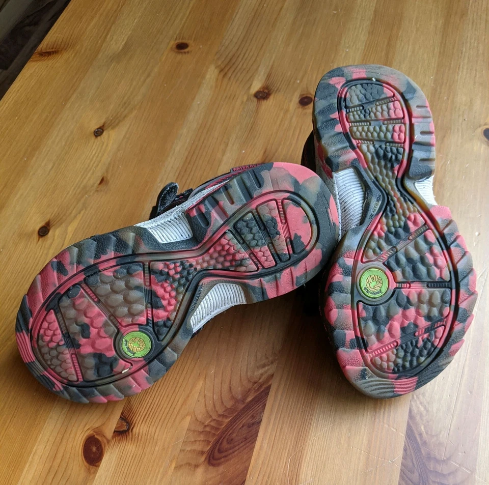 Sandalias Jambu, Squamata, para niño rojas/negras/marrones listas para el agua, talla 12M Foto 3 de 4