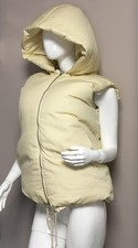 Auth. New $2200  Celine Down Hoodie Bomber Puffer  Vest Jacket  S/m