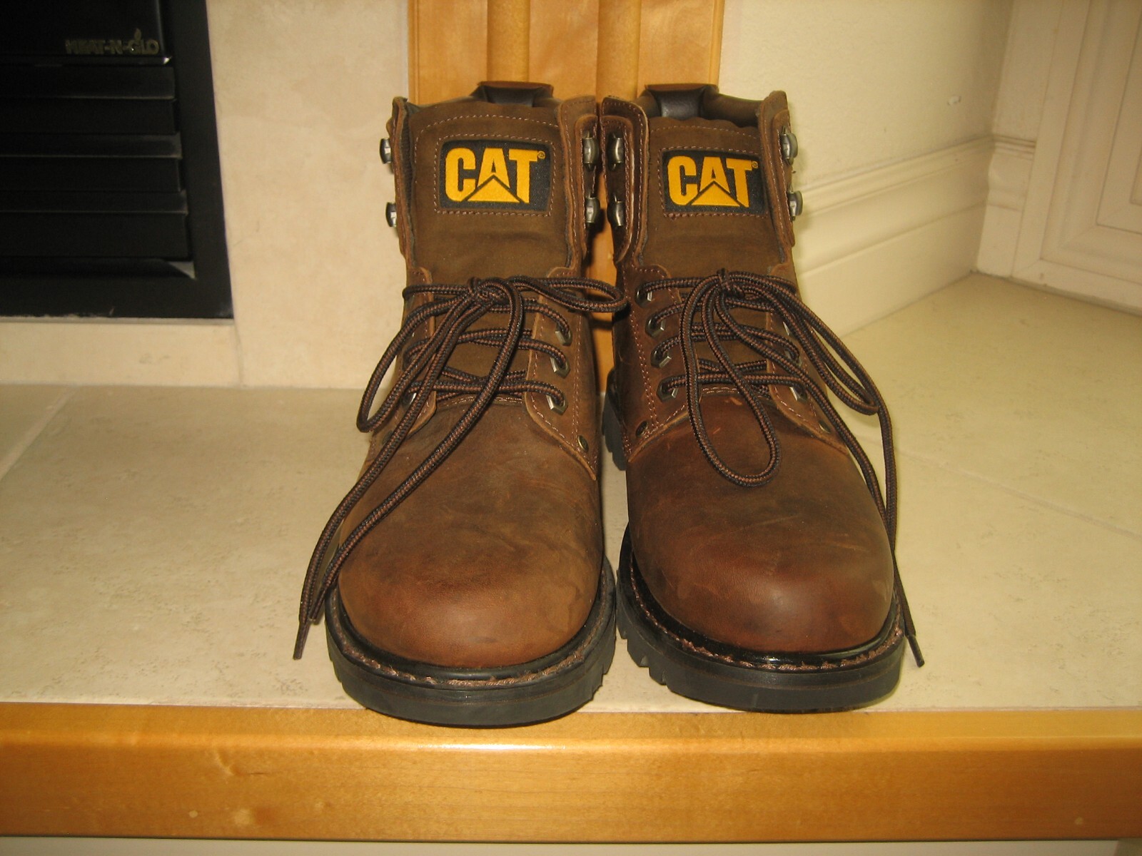 CAT Caterpillar Mens Brown Second Shift Soft Toe Work Boot P72593 SZ