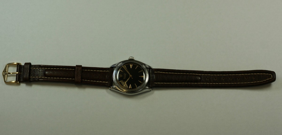1953 Vintage Rolex Oyster 6022 Black Dial 34mm Cal. 710 1953 Vintage Rolex Oyster 6022 Black Dial 34mm Cal. 710