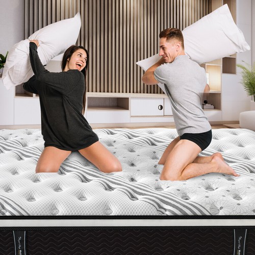 KING Mattress *9 Zone Pocket Spring Mattress Latex Foam EuroTop *Chiro Endorsed - Picture 11 of 12