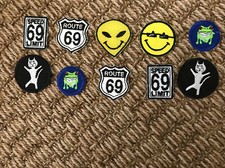 Lot Of 10 Fun Iron On Patches U New