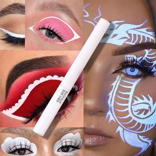 Neon Liquid Eyeliner Makeup Rainbow Face Body Painting Fluorescence Eye Liner ≠ - Picture 10 of 44