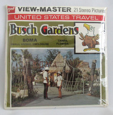 Vintage GAF View Master Reels Busch Gardens 21 Stereo Pictures- Sealed Package
