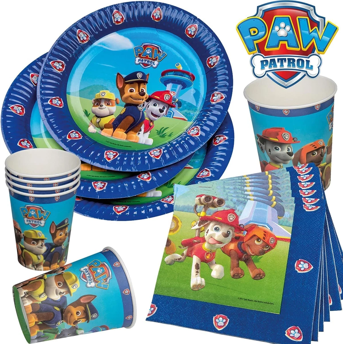 Inviti per feste in piedi 8 pezzi Paw Patrol 9903830