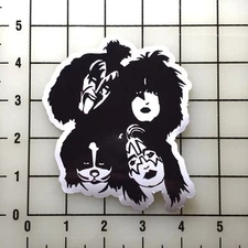 Kiss Members 4" Wide Vinyl Decal Sticker BOGO 