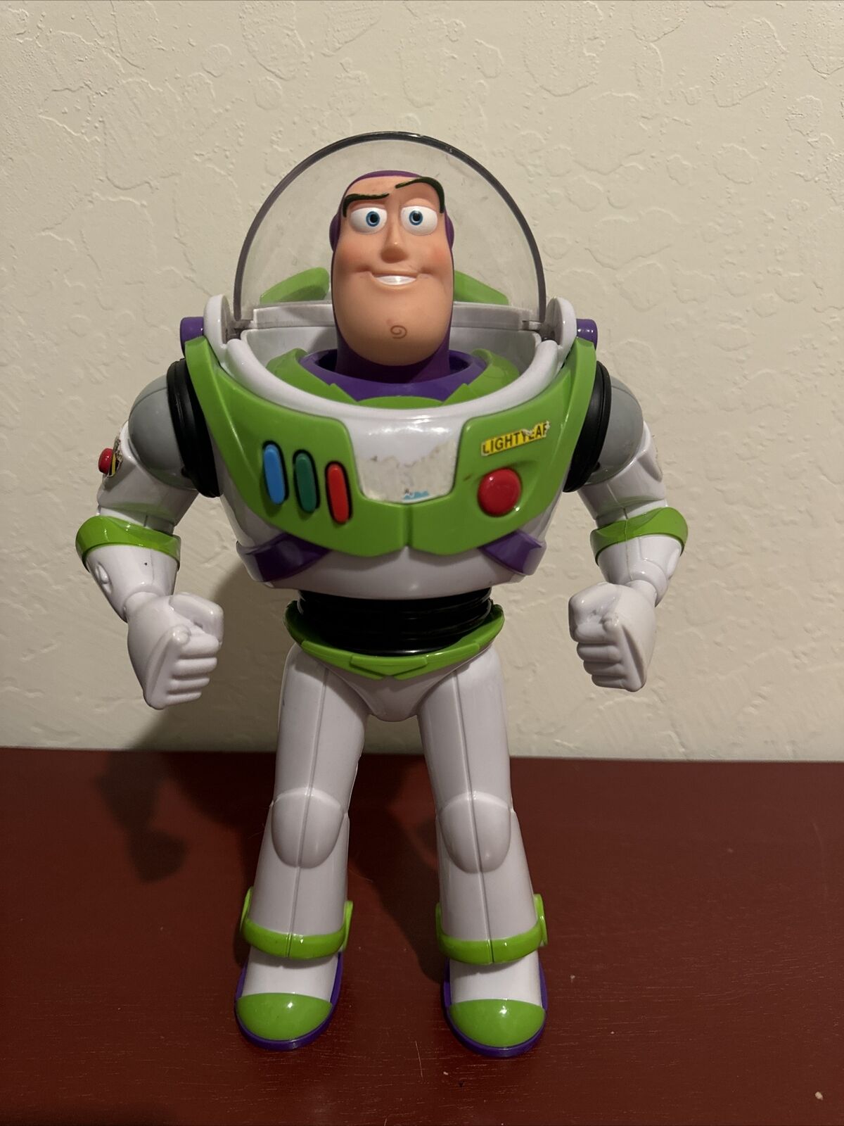 Disney Pixar Thinkway Toys Buzz Lightyear 13" Talking Action Figure Tested