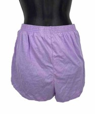 Vintage Misses Medium Gym Shorts Lilac Purple 80s Russell Athletic NWOT Pastel