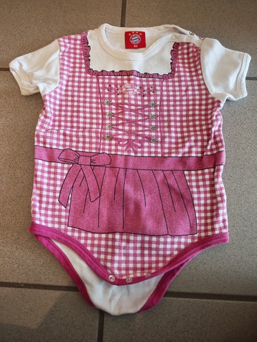 Baby Strampler Größe 80 vom FC Bayern München im Dirndl-Style /Wiesn Oktoberfest