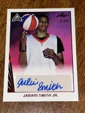JABARI SMITH JR 2021-22 Leaf Memories Autograph #3/25 HOUSTON ROCKETS Auburn