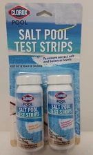 Clorox Salt Pool Test Strips Balancer And Salt Level Pool And Spa NEW 