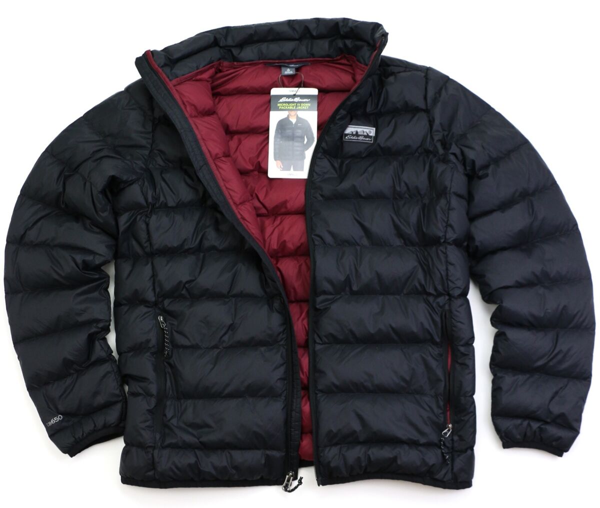 Eddie Bauer Men's Down Packable Jacket Microlight Sizes S Eddie Bauer Men's Down Packable Jacket Microlight Sizes S