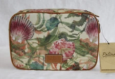 Patricia Nash Ilaria Hanging Travel Case Seashells by the Seashore Shells Print