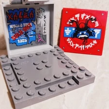 LEGO Asian Graffiti Concert TMNT Ninja Turtles Sticker Parts Brackets Fun Parts