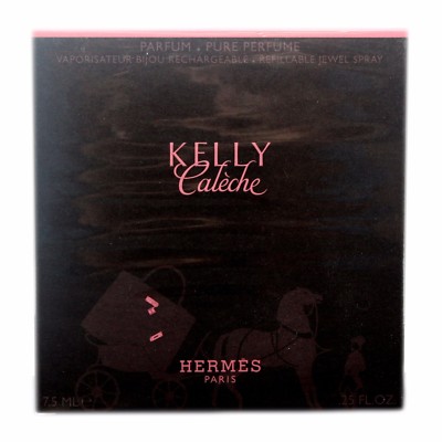 HERMES KELLY CALECHE PARFUM REFILLABLE JEWEL SPRAY 7.5 ML/0.25 FL.OZ. NIB-23367
