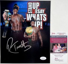 WWE R-Truth Signed 8x10 Photo E Autograph Ron Killings WrestleMania JSA COA