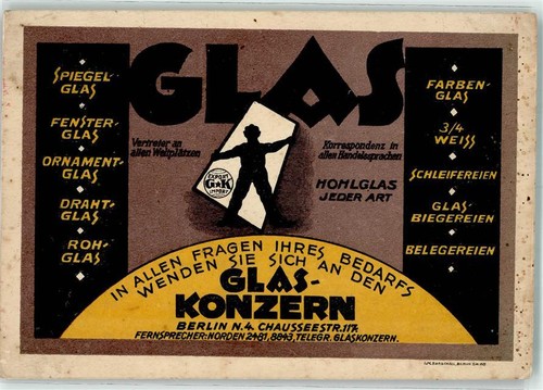 13969054 - 1000 Berlin Mitte Glas Konzern Spiegelglas Werbung Gebrauchsspuren