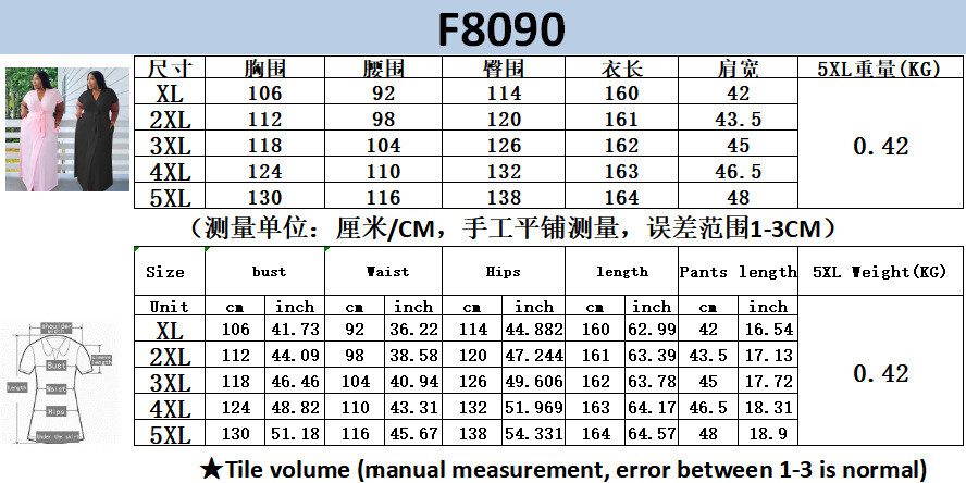 Image 31 - Plus Size Women V Neck Short Sleeve Solid Color Pockets Tie Sexy Long Dress