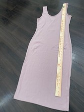 Blush Nude Pink Jersey Tank Bodycon Casual Dress 