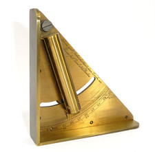 Militaria Berlin Gesch&uuml;tzaufsatz Libellenquadrant Winkelmesser Clinometer A-2