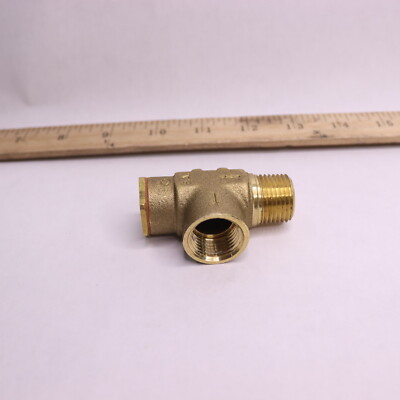 Everbilt 1/2  in. Brass Relief Valve for Use with Well Pressure Tanks