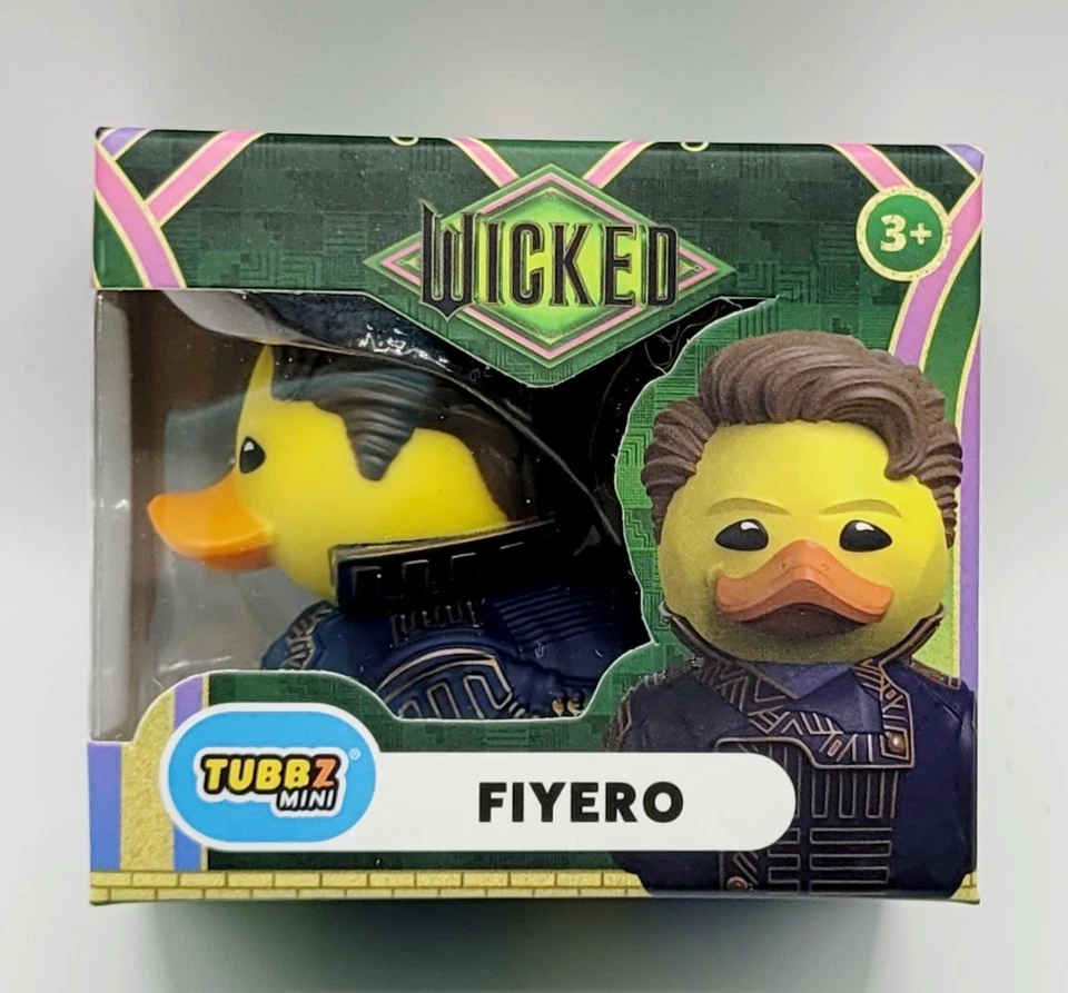 Mini TUBBZ WICKED Conjunto de 5 Chistery Fiyero Wizard Glinda Elphaba Duck NOVO - Imagem 4 de 4