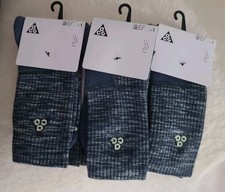 Lot Of 3 Men's Size 6-8 Nike ACG Everyday Dark Blue Crew Socks NWT