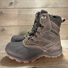 ll bean storm chaser 5 mens size 9 shoes brown leather waterproof boots