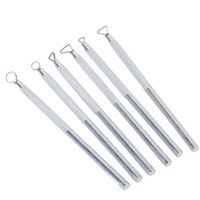 6 StüCke Aluminium Ton Keramik-Sculpting-Werkzeuge Set (Silber)