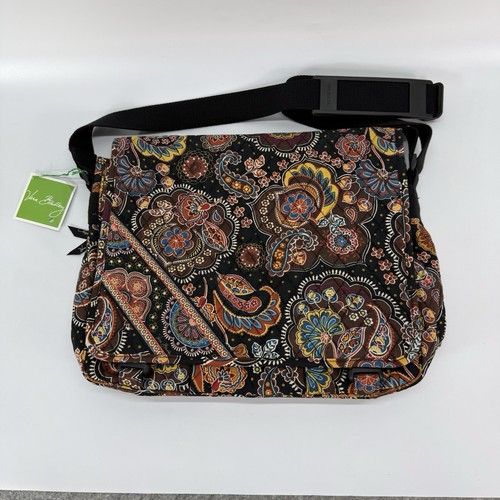 Vera Bradley Retired "Kensington" Messenger Bag Laptop Bag NWT