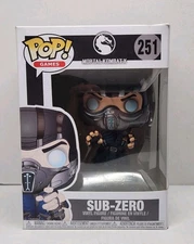 Funko Pop! Games Mortal Kombat X 251 Sub-Zero Vinyl Figure ~ NEW IN DAMAGED BOX 