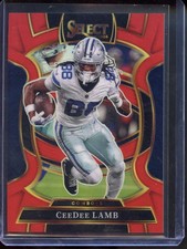 2025 Panini Select #98 CeeDee Lamb Red Prizm #/99