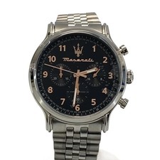 Maserati Quartz Watch Analog Stainless Steel Black Silver 8873618029