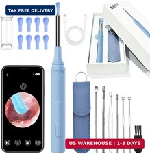 Ear Wax Removal Kit, Ear Cleaner with Camera, 1080P HD Ear Camera with Light, Ea