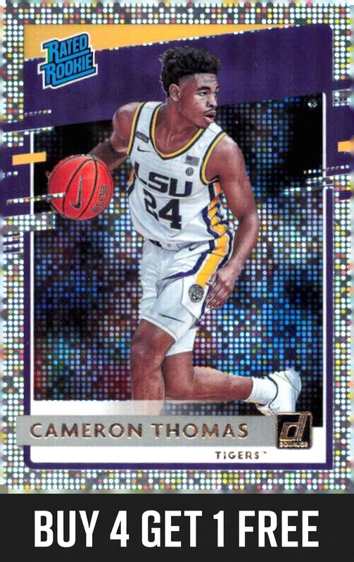 Cameron Thomas 2021 Panini Chronicles Draft Picks Pulsar #40 LSU Tigers