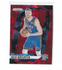 2024-25 Panini Prizm Isaiah Hartenstein #154 Red Ice Prizm Thunder
