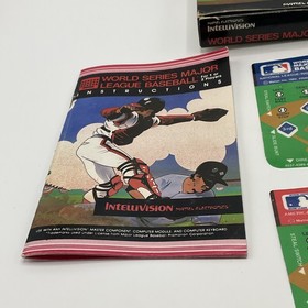 World Series Major League Intellivision ECS 1983 Mattel Edition Very Rare CiB