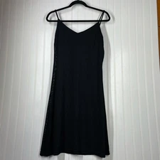 Tin Club Women’s Black Sleeveless Spaghetti Strap Mini Dress Size L