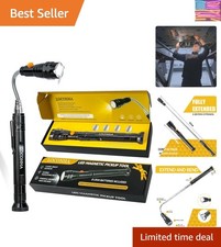 Magnetic Pickup Tool with LED Lights, Telescoping Magnet Flashlight, Cool Gad...